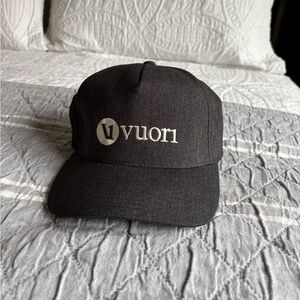 VUORI Men’s 110 Athletic Hat - Gray with White Embroidered Logo